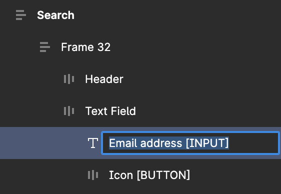Input example